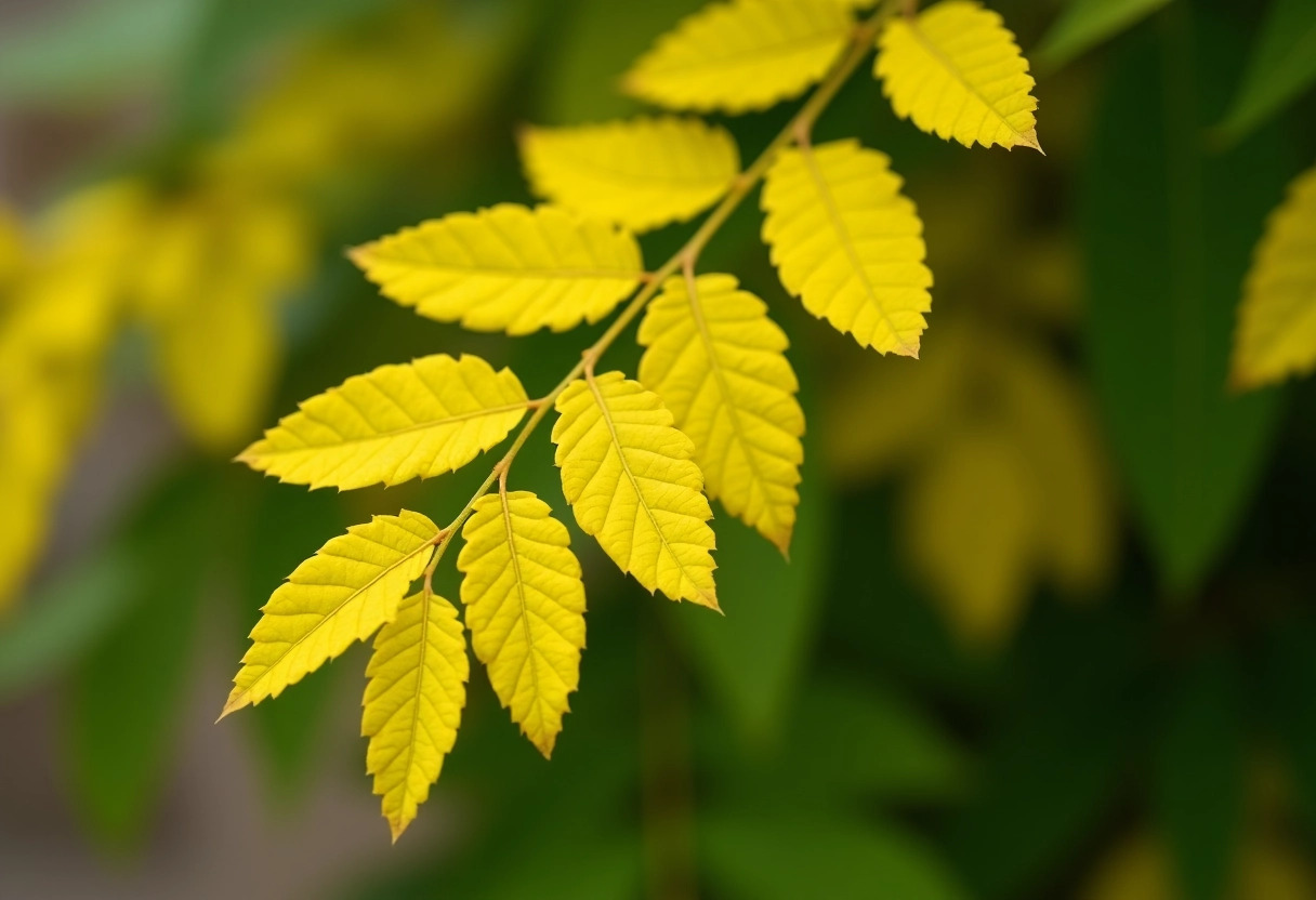 feuilles jaunes